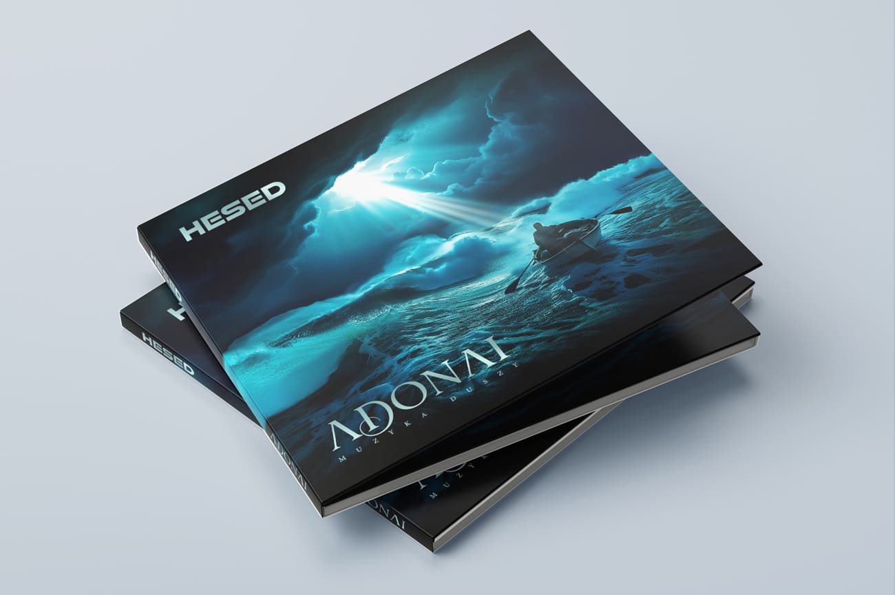 Projekt okładki 'digipack' do płyty 'Adonai'