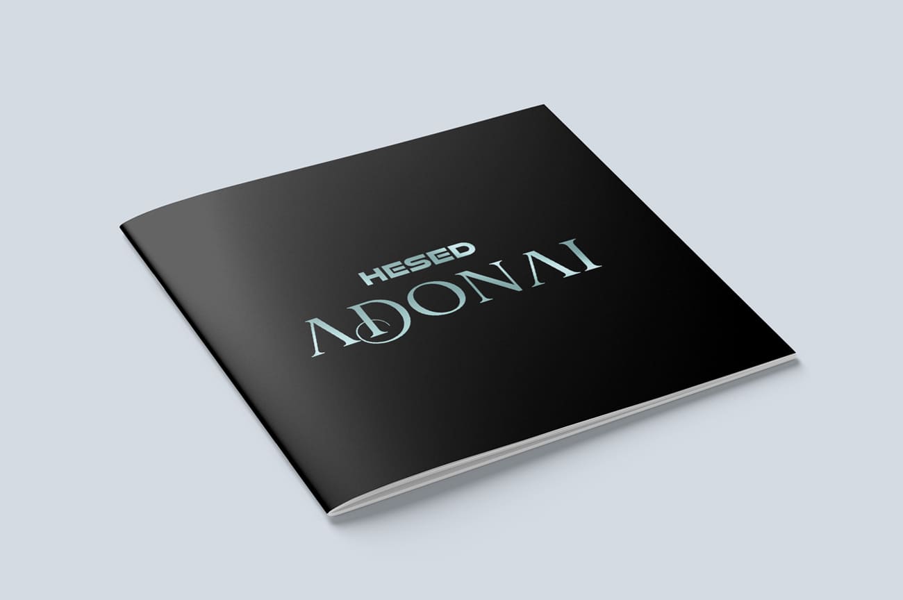 Projekt książeczki do płyty 'Adonai'