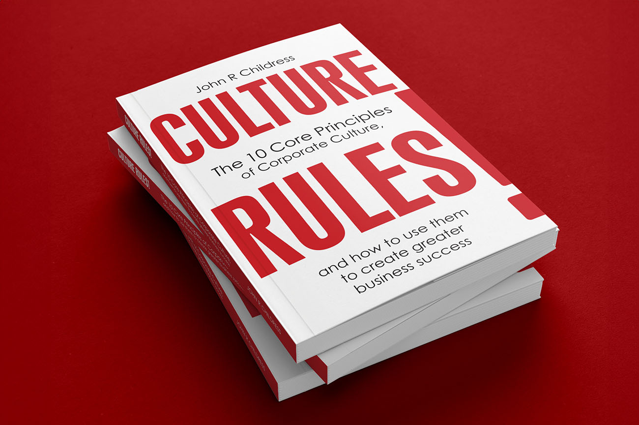 Projekt okładki i składu do książki 'Culture Rules'