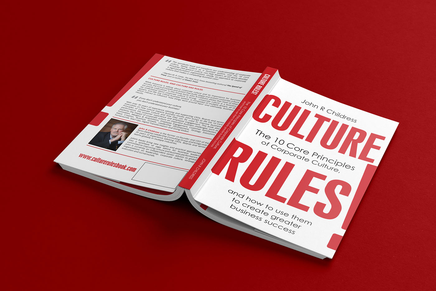 Projekt okładki i składu do książki 'Culture Rules'