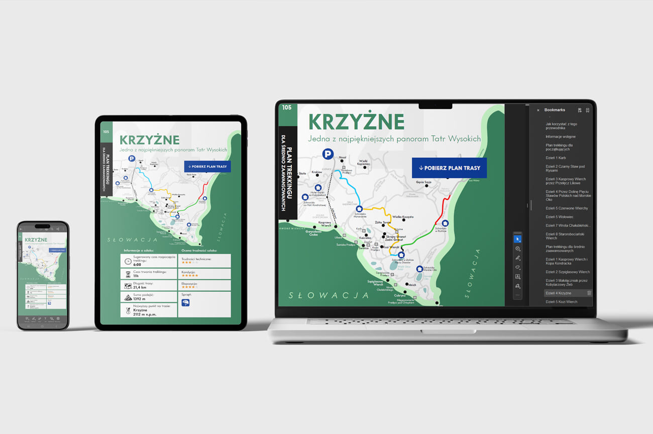 Projekt przewodnika turystycznego w formie e-booka