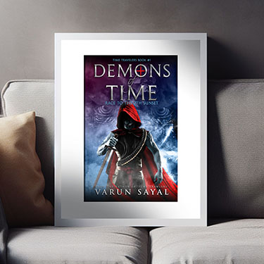 Projekt okładki dla 'Demons of Time' Varun Sayal