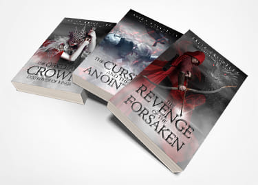 Projekt okładek i składu dla serii książek 'Lost Dominion'